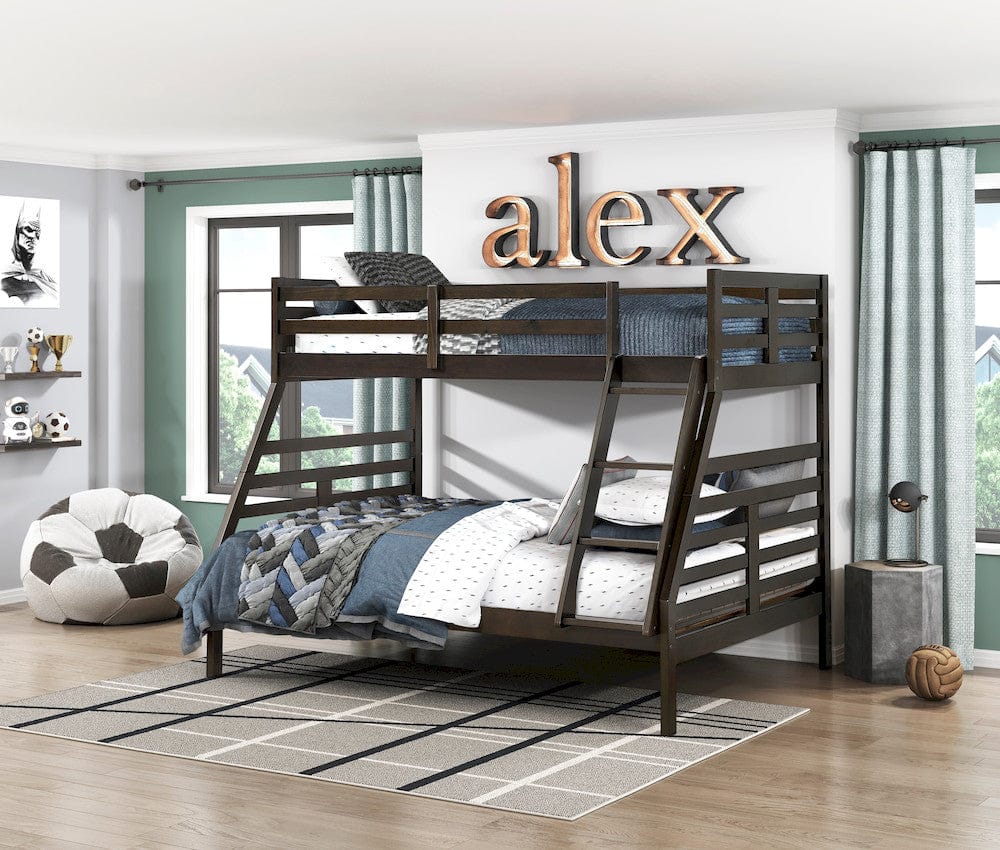 Homelegance  - Darden Twin/Full Bunk Bed - B2026DBTF-1x  view 5