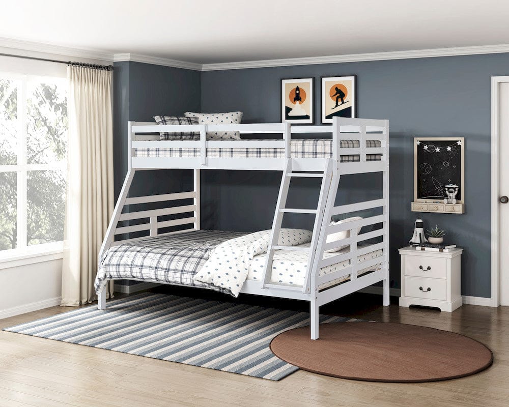 Homelegance  - Darden Twin/Full Bunk Bed - B2026WHTF-1x  view 5