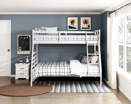 Homelegance  - Darden Twin/Full Bunk Bed - B2026WHTF-1x  view 6