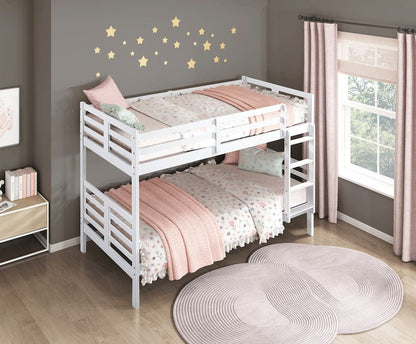 Homelegance  - Darden Twin/Twin Bunk Bed - B2026WH-1x  view 4