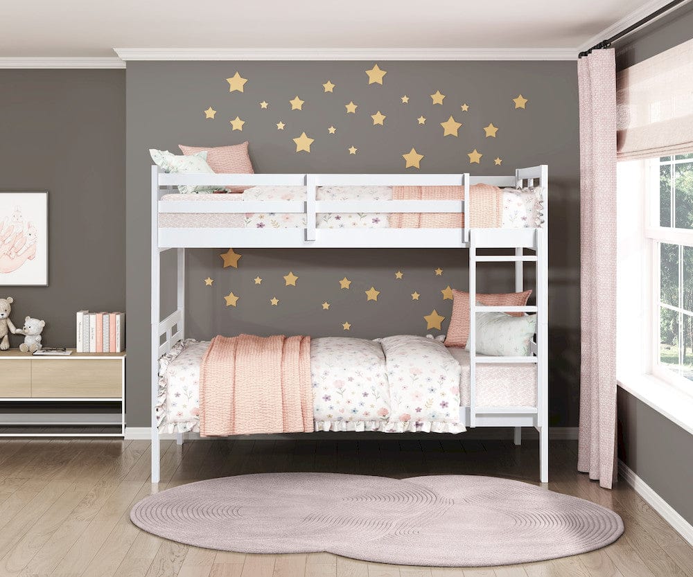 Homelegance  - Darden Twin/Twin Bunk Bed - B2026WH-1x  view 8