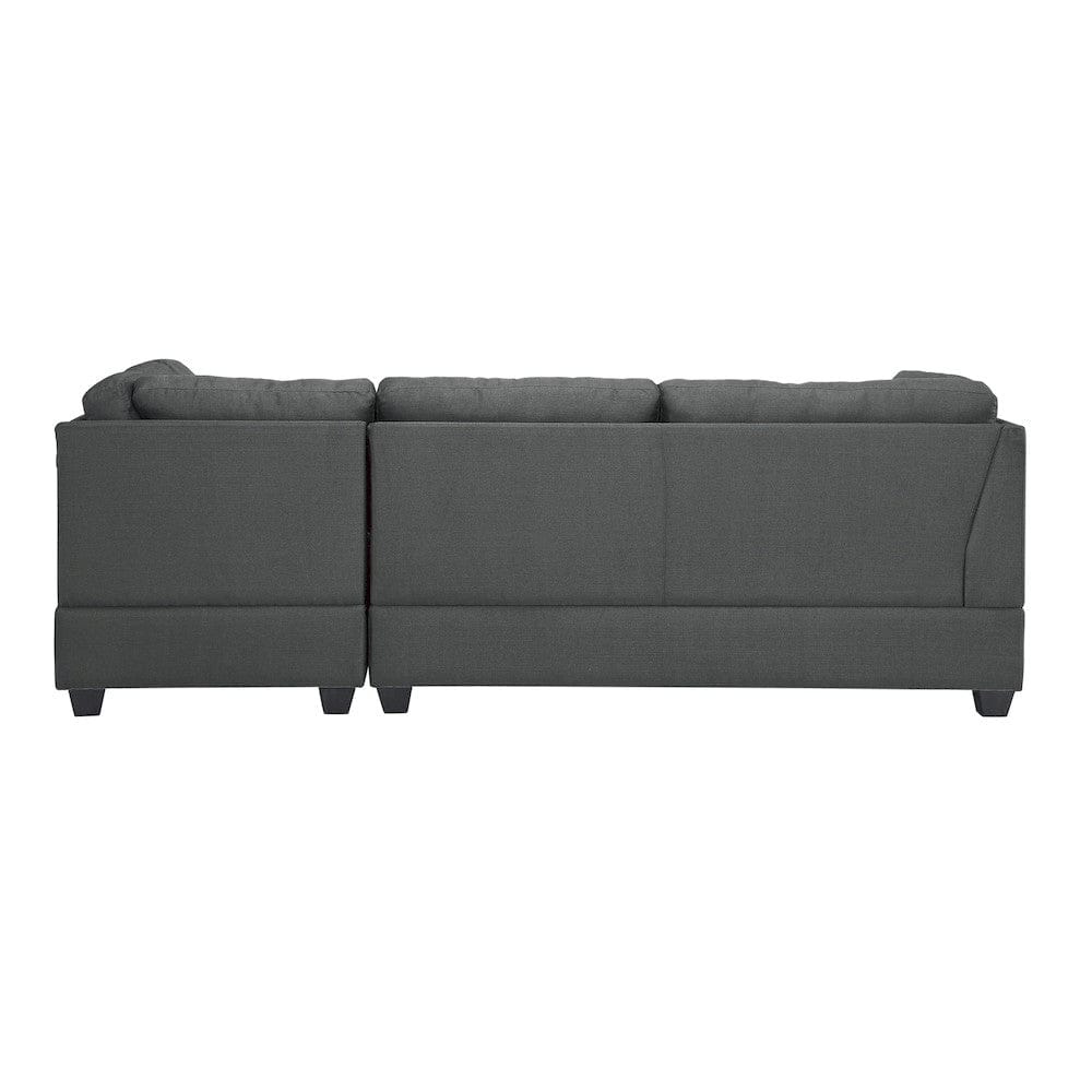 Homelegance  - Dasha 2-Piece Sectional W/ Right Chaise in Dark gray - 9566DGxSC  view 5