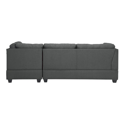 Homelegance  - Dasha 2-Piece Sectional W/ Right Chaise in Dark gray - 9566DGxSC  view 5