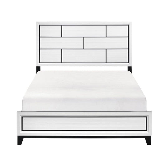 Homelegance  - Davi Queen Bed - 1645WH-1x  view 1