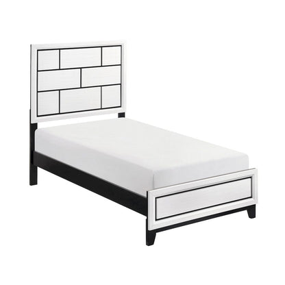 Homelegance  - Davi Twin Bed - 1645WHT-1x  view 1
