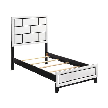 Homelegance  - Davi Twin Bed - 1645WHT-1x  view 6