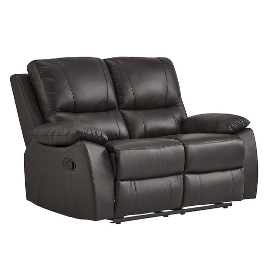 Homelegance  - Dawson Double Reclining Love Seat in Brown - 9368BRW-2  view 1