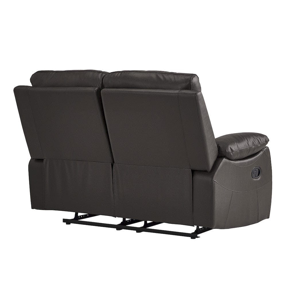 Homelegance  - Dawson Double Reclining Love Seat in Brown - 9368BRW-2  view 2