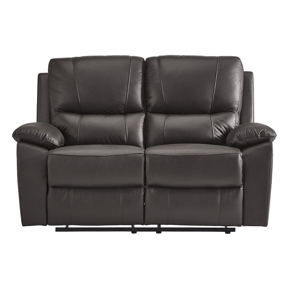 Homelegance  - Dawson Double Reclining Love Seat in Brown - 9368BRW-2  view 7