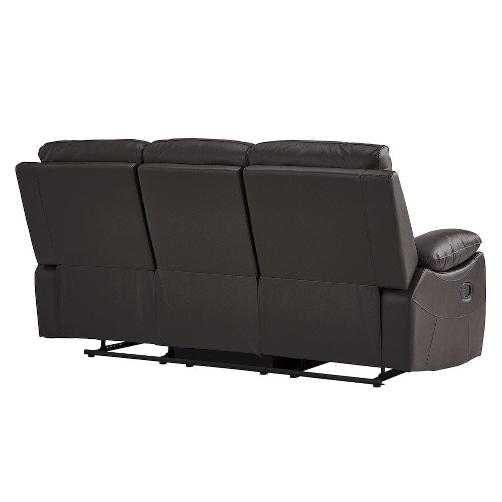 Homelegance  - Dawson Double Reclining Sofa in Brown - 9368BRW-3  view 3