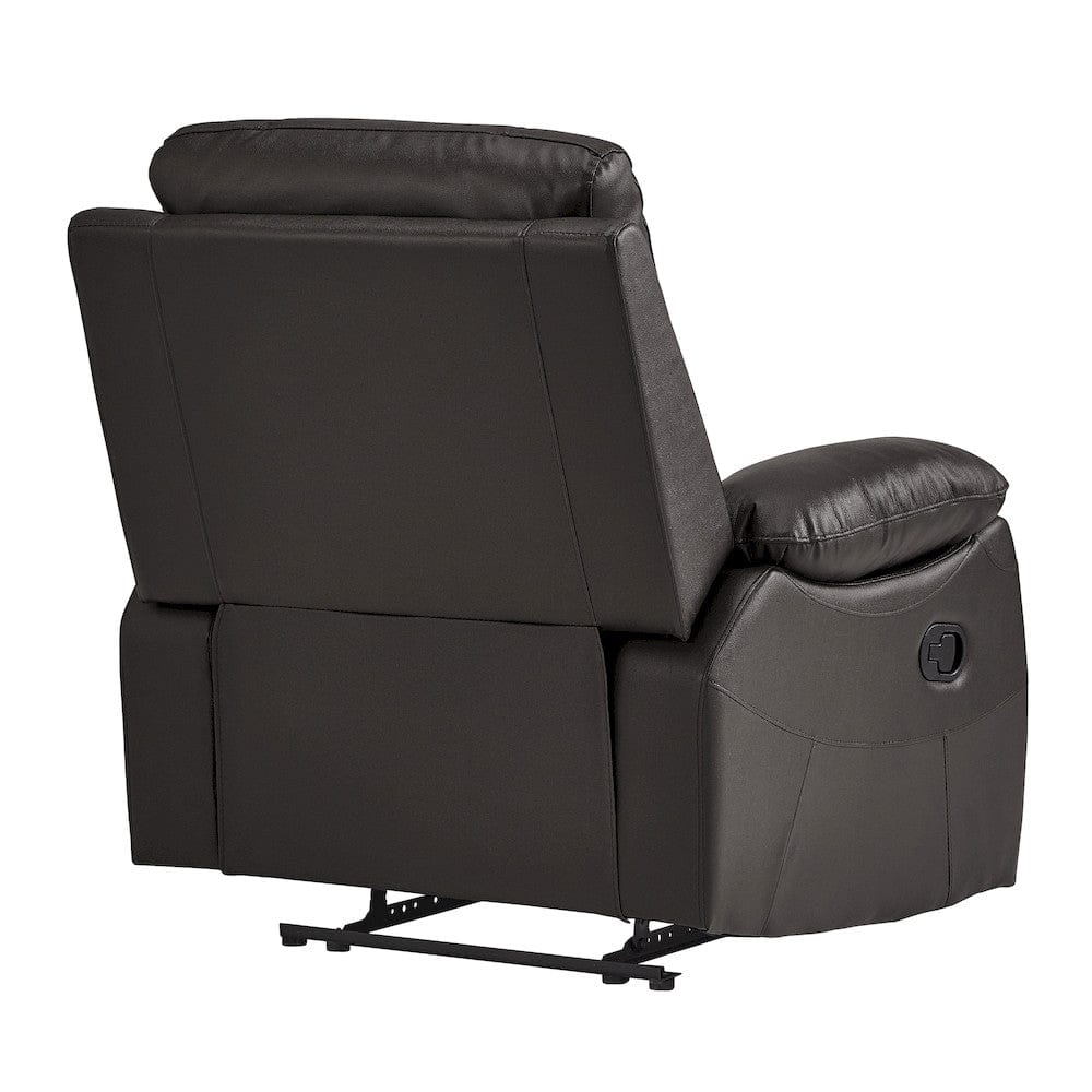 Homelegance  - Dawson Reclining Chair in Brown - 9368BRW-1  view 3