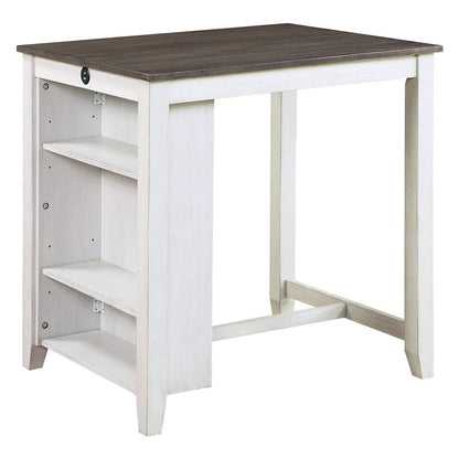 Homelegance  - Daye 3-Piece Pack Counter Height Set in White - 5773WH-32  view 7