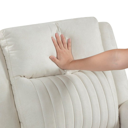Homelegance  - Dean Double Reclining Love Seat W/ Center Console in Beige - 9646BE-2  view 7