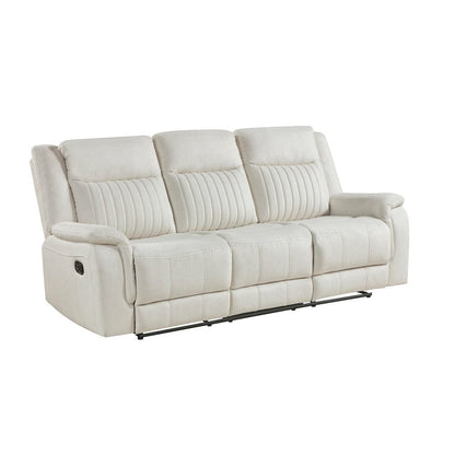 Homelegance  - Dean Double Reclining Sofa in Beige - 9646BE-3  view 1