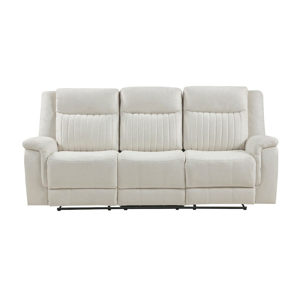 Homelegance  - Dean Double Reclining Sofa in Beige - 9646BE-3  view 5