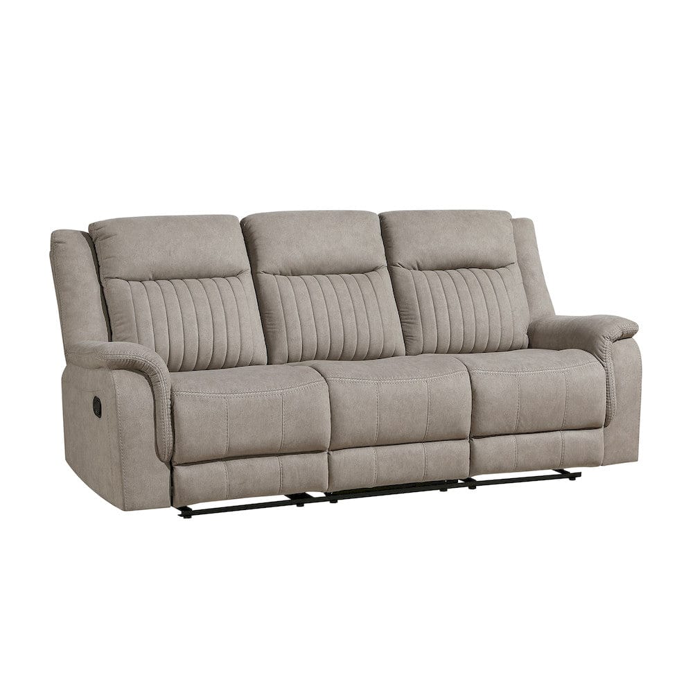 Homelegance  - Dean Double Reclining Sofa in Dove - 9646DV-3  view 1