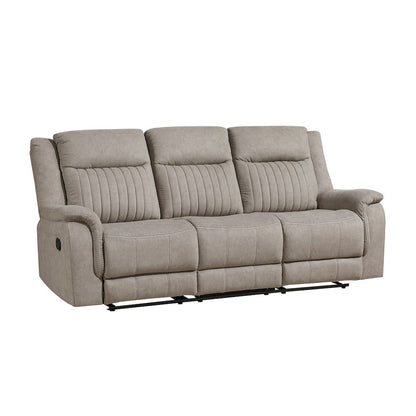 Homelegance  - Dean Double Reclining Sofa in Dove - 9646DV-3  view 1
