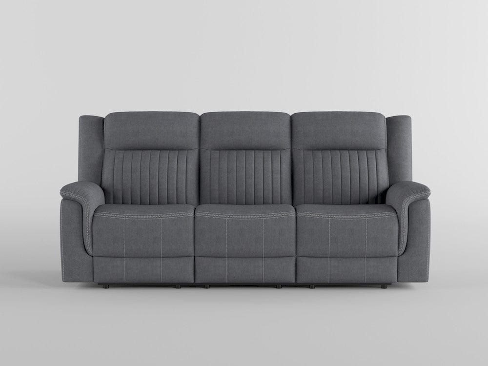 Homelegance  - Dean Double Reclining Sofa in Dove - 9646DV-3  view 8