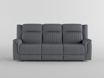 Homelegance  - Dean Double Reclining Sofa in Dove - 9646DV-3  view 8