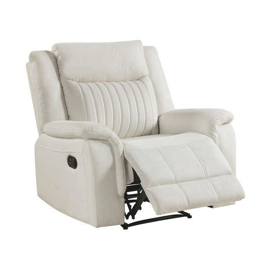 Homelegance  - Dean Reclining Chair in Beige - 9646BE-1  view 1