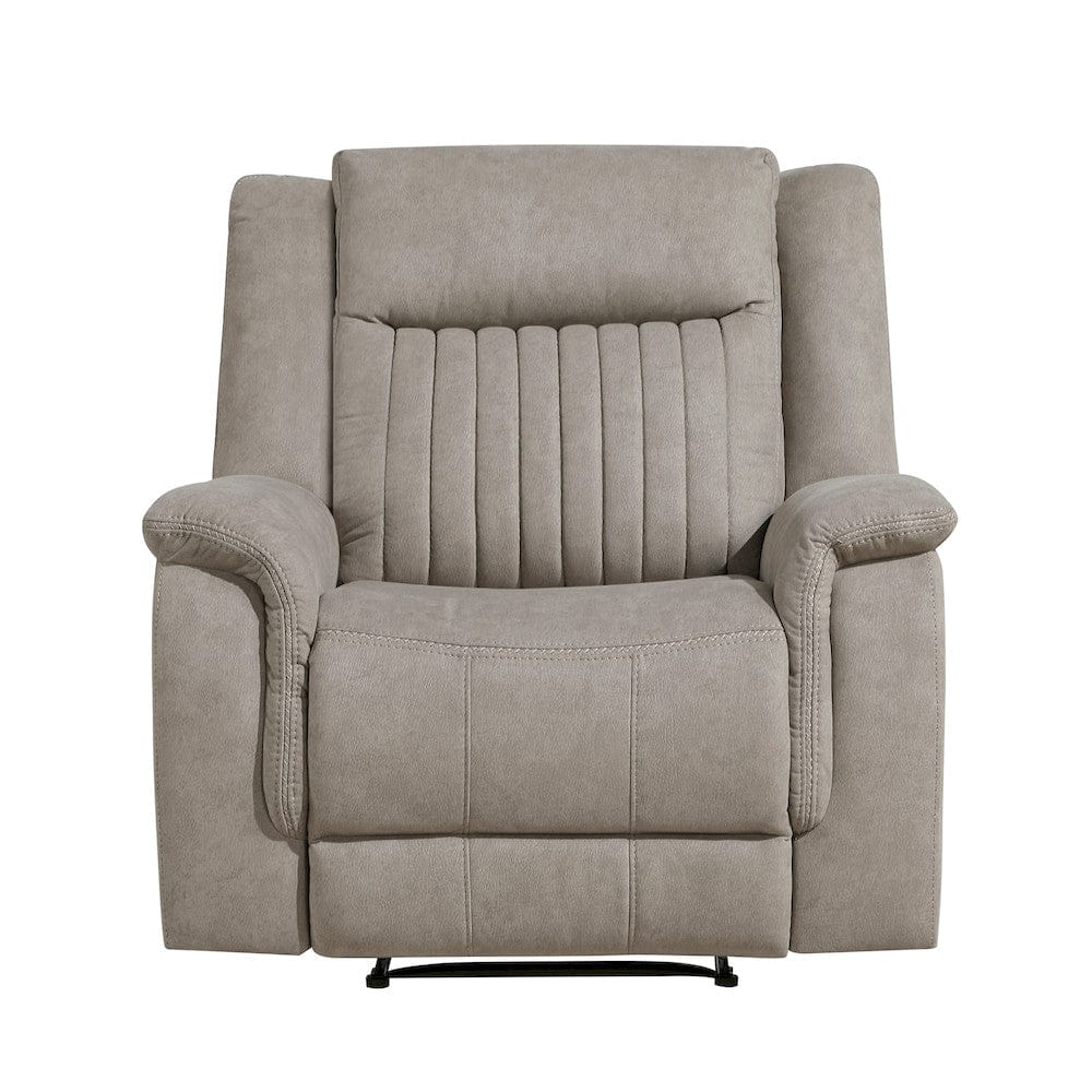 Homelegance  - Dean Reclining Chair in Dove - 9646DV-1  view 1