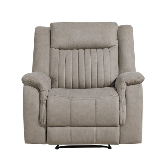 Homelegance  - Dean Reclining Chair in Dove - 9646DV-1  view 1