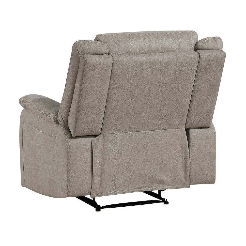 Homelegance  - Dean Reclining Chair in Dove - 9646DV-1  view 6