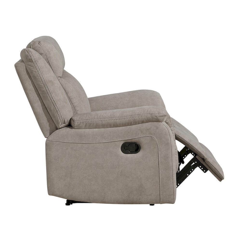 Homelegance  - Dean Reclining Chair in Dove - 9646DV-1  view 10