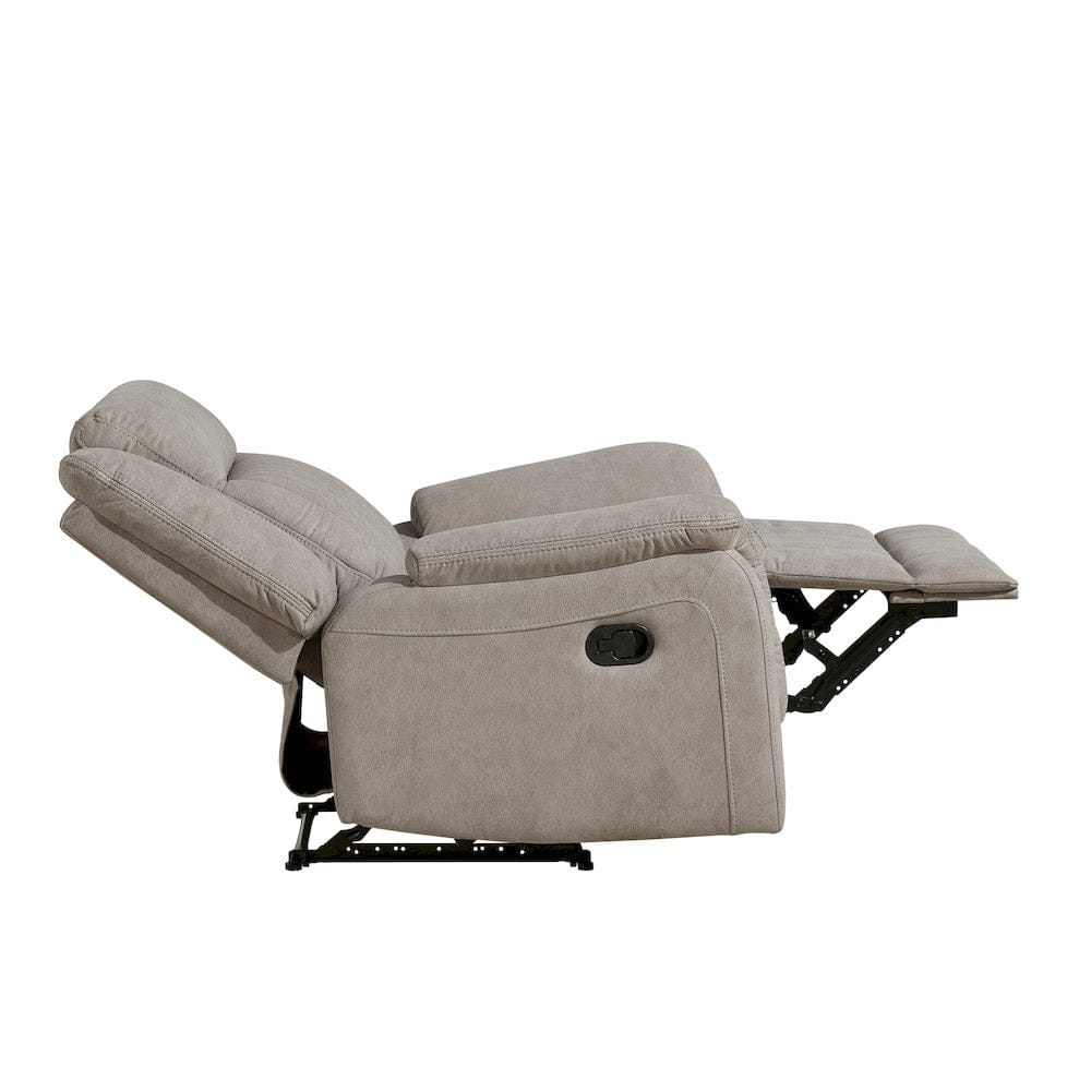 Homelegance  - Dean Reclining Chair in Dove - 9646DV-1  view 11
