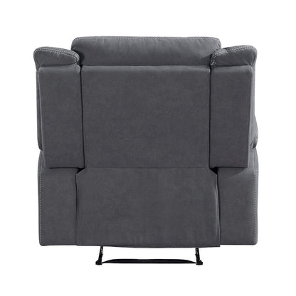 Homelegance  - Dean Reclining Chair in Gray - 9646GY-1  view 4