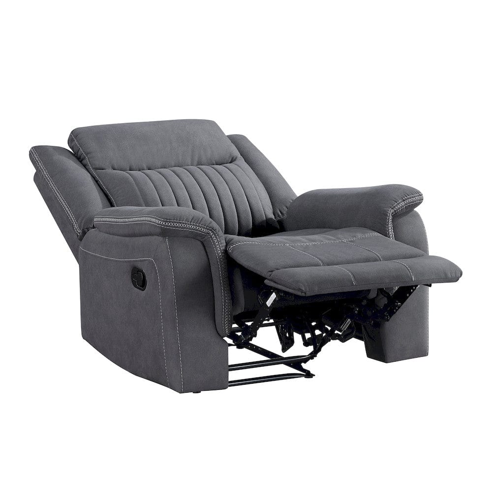 Homelegance  - Dean Reclining Chair in Gray - 9646GY-1  view 5
