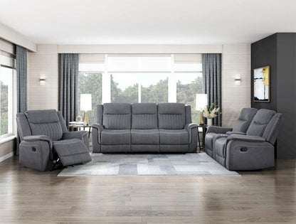 Homelegance  - Dean Reclining Chair in Gray - 9646GY-1  view 6