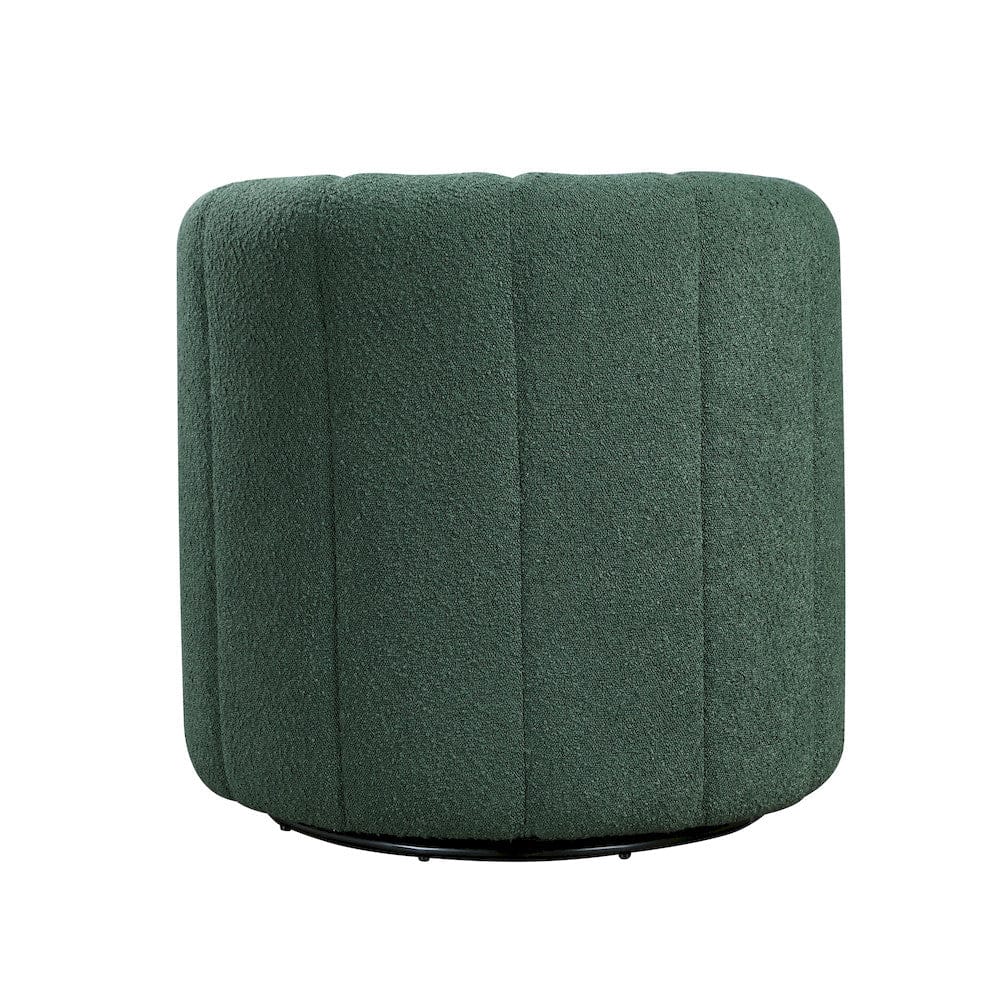 Homelegance  - Delaney Swivel Chair W/ Ottoman in Green - 1260GN  view 3