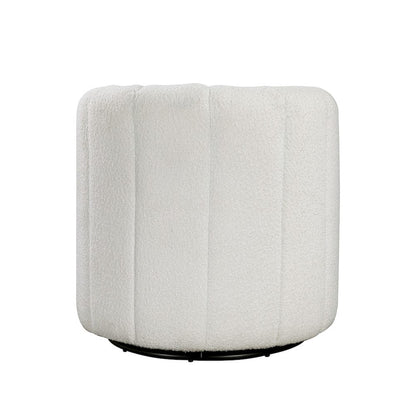 Homelegance  - Delaney Swivel Chair W/ Ottoman in White - 1260WH  view 7