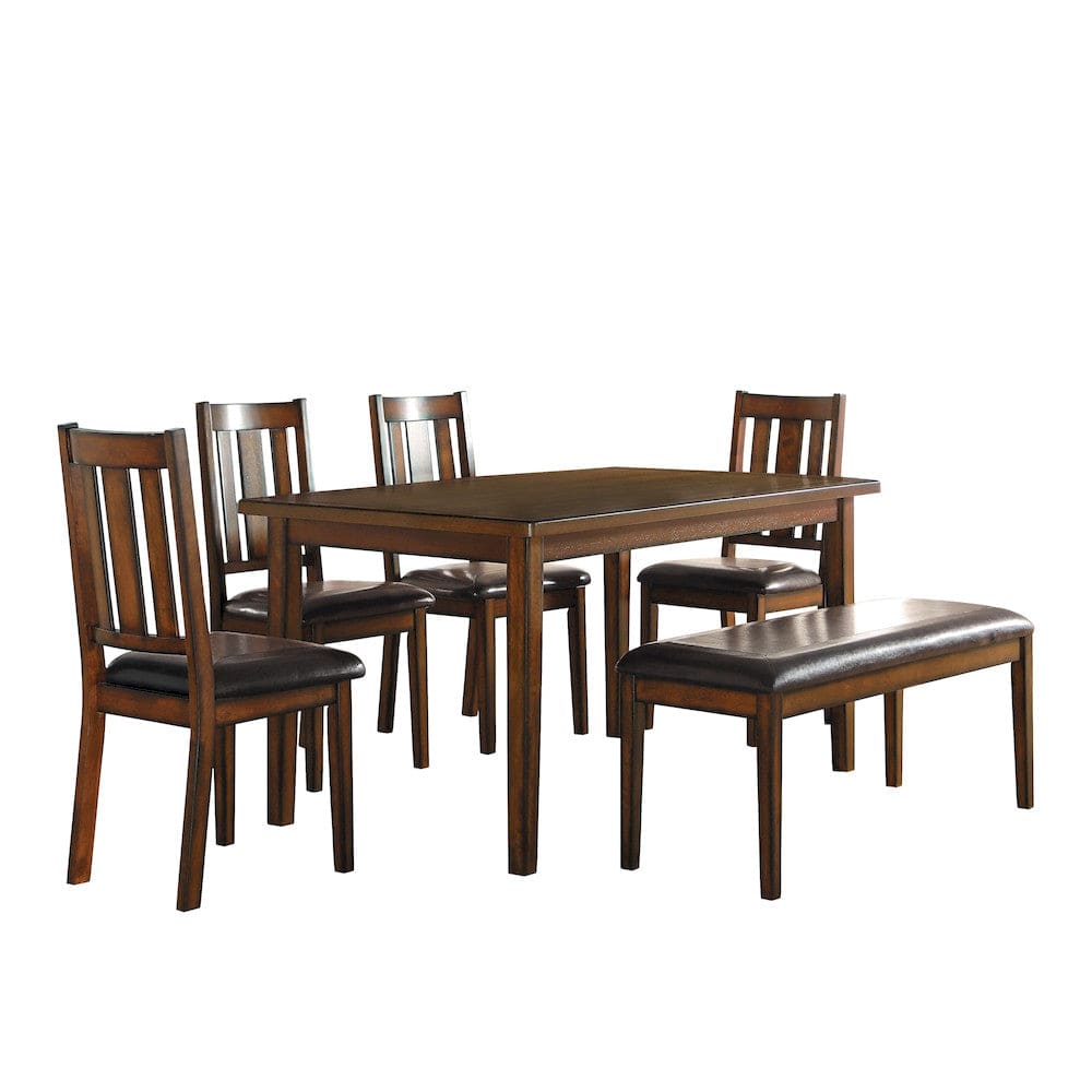 Homelegance  - Delmar 6-Piece Pack Dinette Set in Black - 5511  view 1