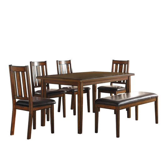 Homelegance  - Delmar 6-Piece Pack Dinette Set in Black - 5511  view 1