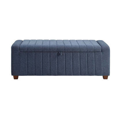 Homelegance  - Derby Storage Bench in Blue - 4798BU  view 2