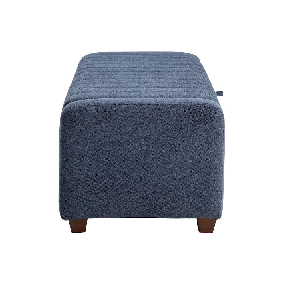Homelegance  - Derby Storage Bench in Blue - 4798BU  view 3