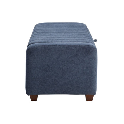 Homelegance  - Derby Storage Bench in Blue - 4798BU  view 3