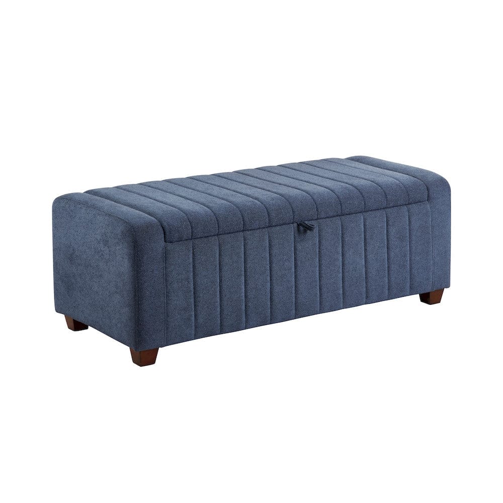 Homelegance  - Derby Storage Bench in Blue - 4798BU  view 7