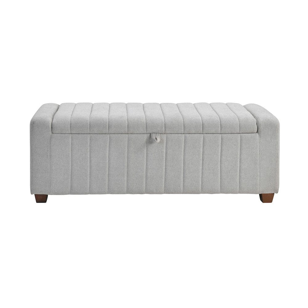 Homelegance  - Derby Storage Bench in Gray - 4798LG  view 1