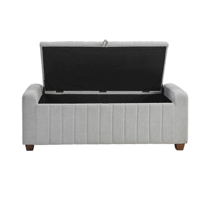 Homelegance  - Derby Storage Bench in Gray - 4798LG  view 4