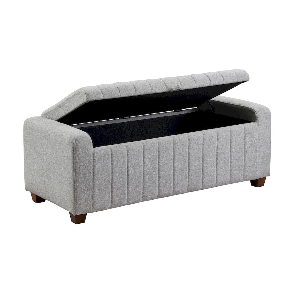 Homelegance  - Derby Storage Bench in Gray - 4798LG  view 5