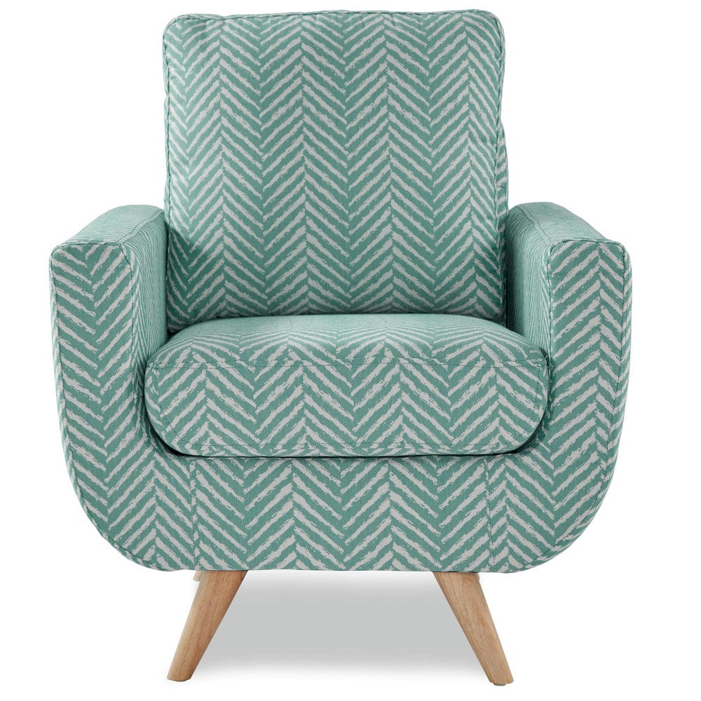 Homelegance  - Deryn Accent Chair in Teal - 8327TL-1S  view 1