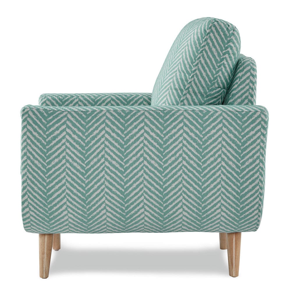 Homelegance  - Deryn Accent Chair in Teal - 8327TL-1S  view 2
