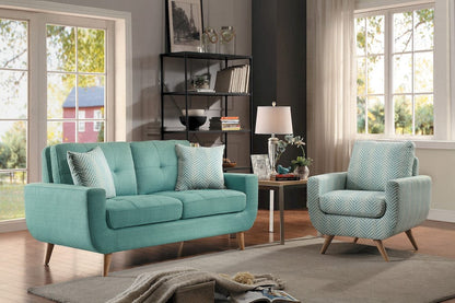 Homelegance  - Deryn Accent Chair in Teal - 8327TL-1S  view 4