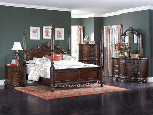 Homelegance  - Deryn Park Queen Poster Bed - 2243-1x  view 2