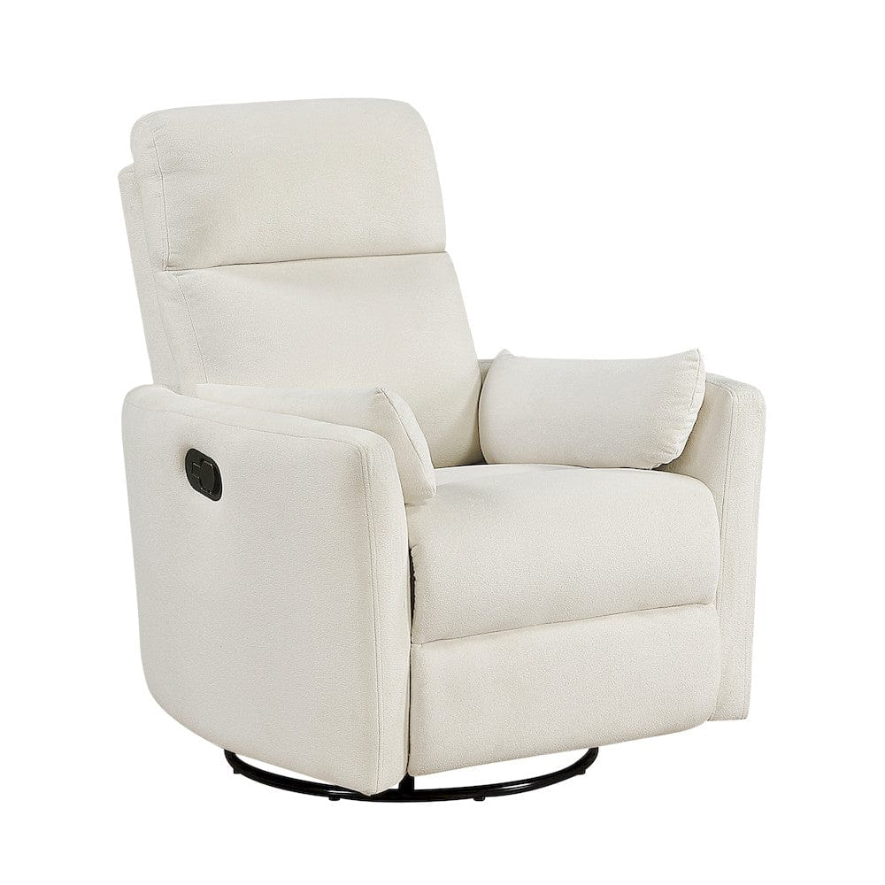 Homelegance  - Desso Swivel Glider Reclining Chair in Beige - 9148BEG-1SW  view 1
