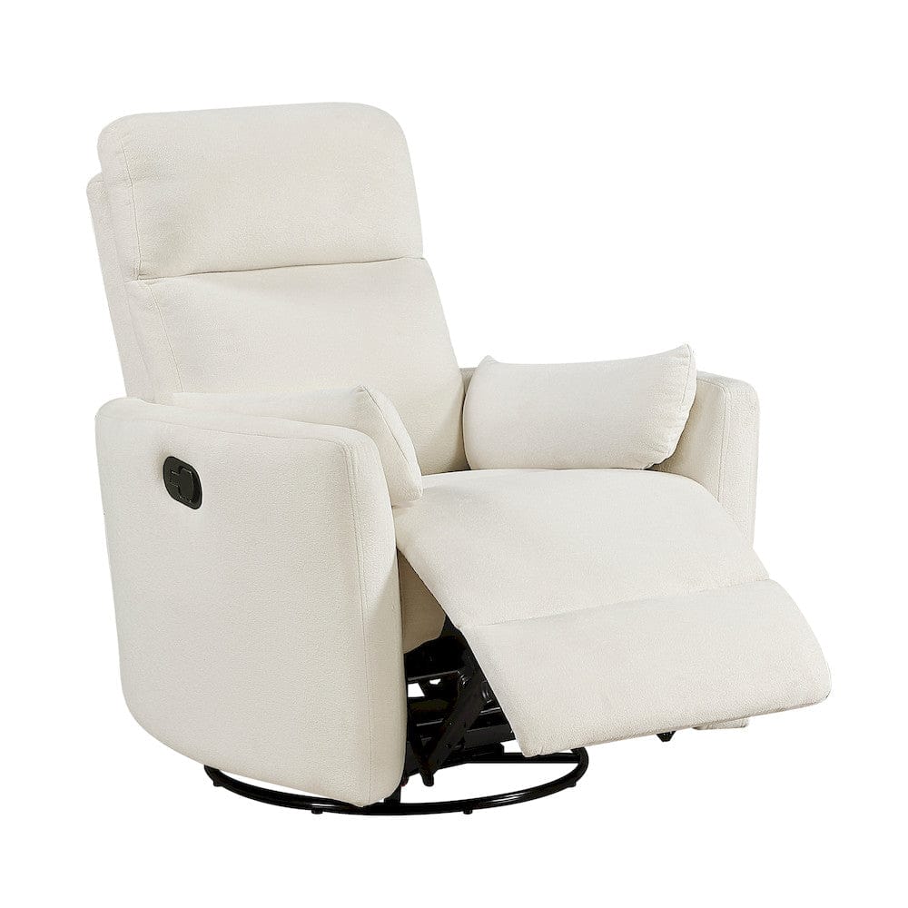Homelegance  - Desso Swivel Glider Reclining Chair in Beige - 9148BEG-1SW  view 7