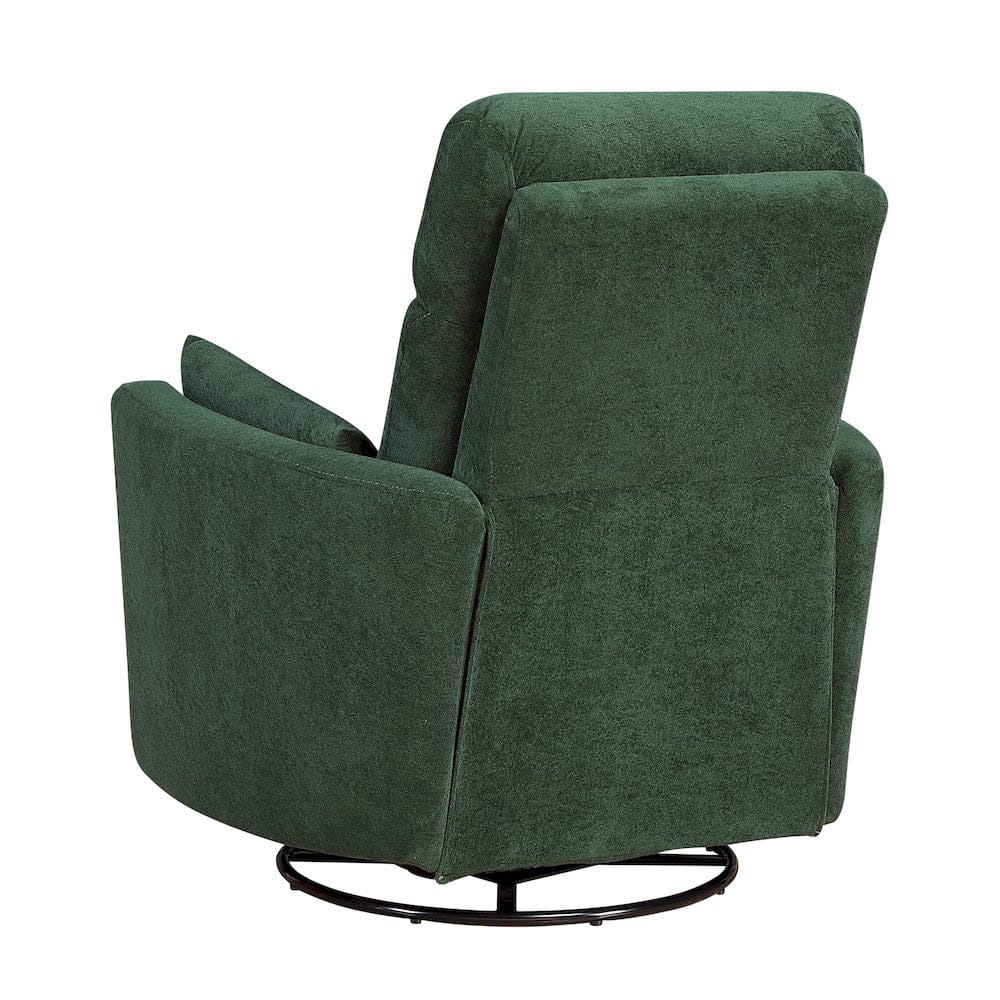Homelegance  - Desso Swivel Glider Reclining Chair in Green - 9148GRN-1SW  view 3